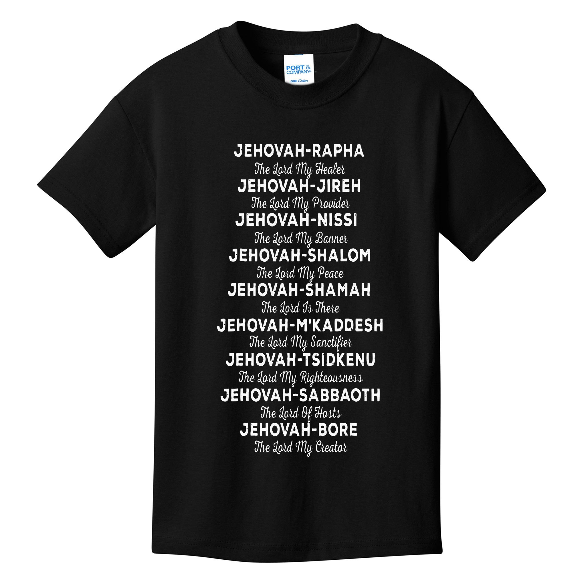 JehovahRapha Names Of God Christian Costume Kids T-Shirt