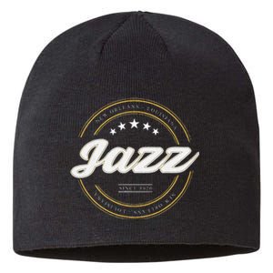 Jazz New Orleans Louisiana Jazz Music Player Classical Jazz Sustainable Beanie