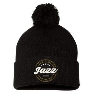 Jazz New Orleans Louisiana Jazz Music Player Classical Jazz Pom Pom 12in Knit Beanie