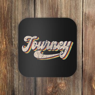 Journey Name Personalized Vintage Retro Coaster