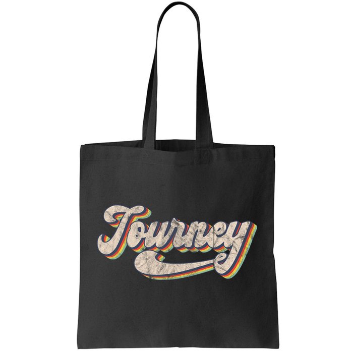 Journey Name Personalized Vintage Retro Tote Bag