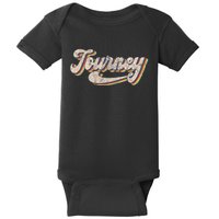 Journey Name Personalized Vintage Retro Baby Bodysuit