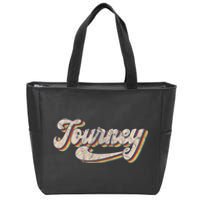 Journey Name Personalized Vintage Retro Zip Tote Bag