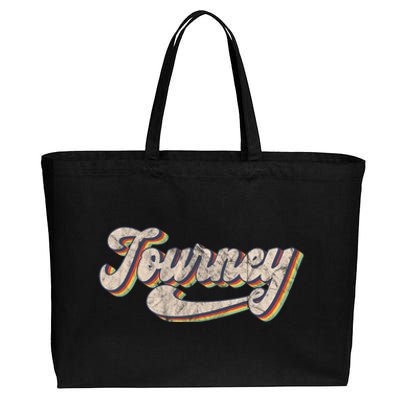 Journey Name Personalized Vintage Retro Cotton Canvas Jumbo Tote