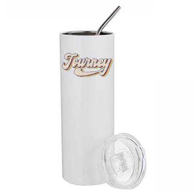 Journey Name Personalized Vintage Retro Stainless Steel Tumbler