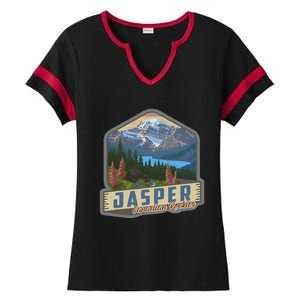 Jasper National Park Canadian Rockies Us Parks Camping Ladies Halftime Notch Neck Tee