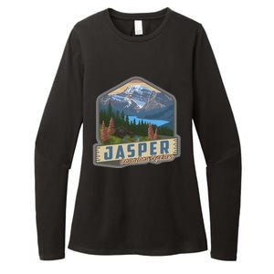 Jasper National Park Canadian Rockies Us Parks Camping Womens CVC Long Sleeve Shirt