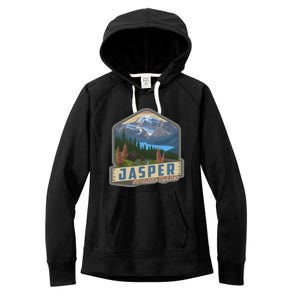 Jasper National Park Canadian Rockies Us Parks Camping Women's Fleece Hoodie