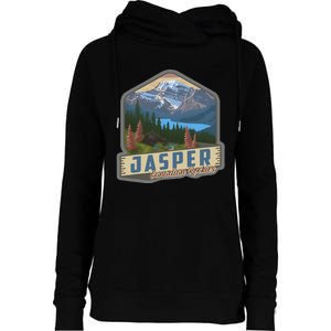 Jasper National Park Canadian Rockies Us Parks Camping Womens Funnel Neck Pullover Hood