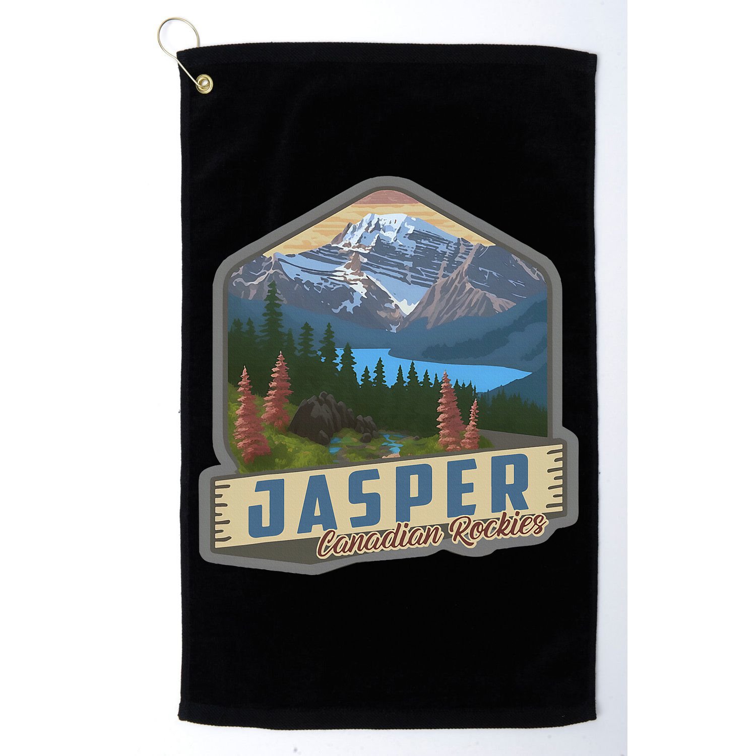 Jasper National Park Canadian Rockies Us Parks Camping Golf Towel