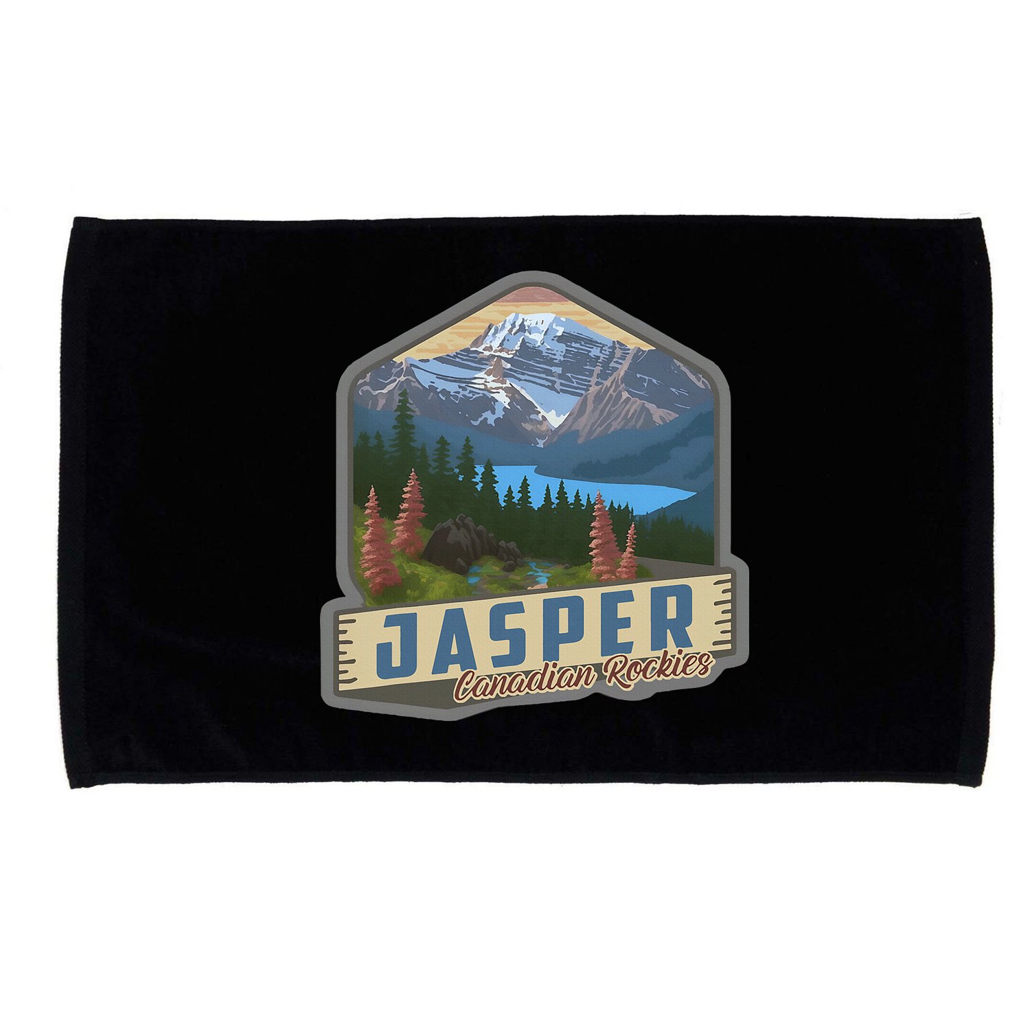 Jasper National Park Canadian Rockies Us Parks Camping Microfiber Hand Towel