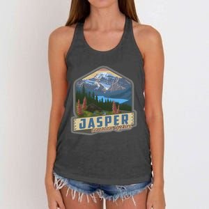 Jasper National Park Canadian Rockies Us Parks Camping Women's Knotted Racerback Tank