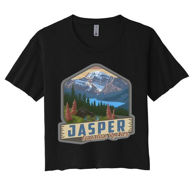 Jasper National Park Canadian Rockies Us Parks Camping Crop Top