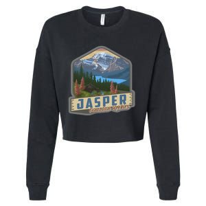 Jasper National Park Canadian Rockies Us Parks Camping Cropped Pullover Crew