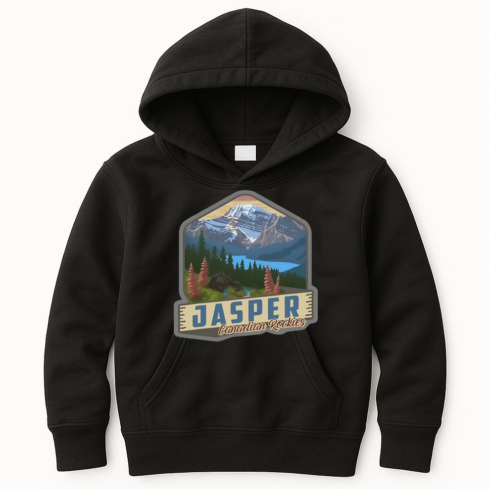 Jasper National Park Canadian Rockies Us Parks Camping Kids Hoodie