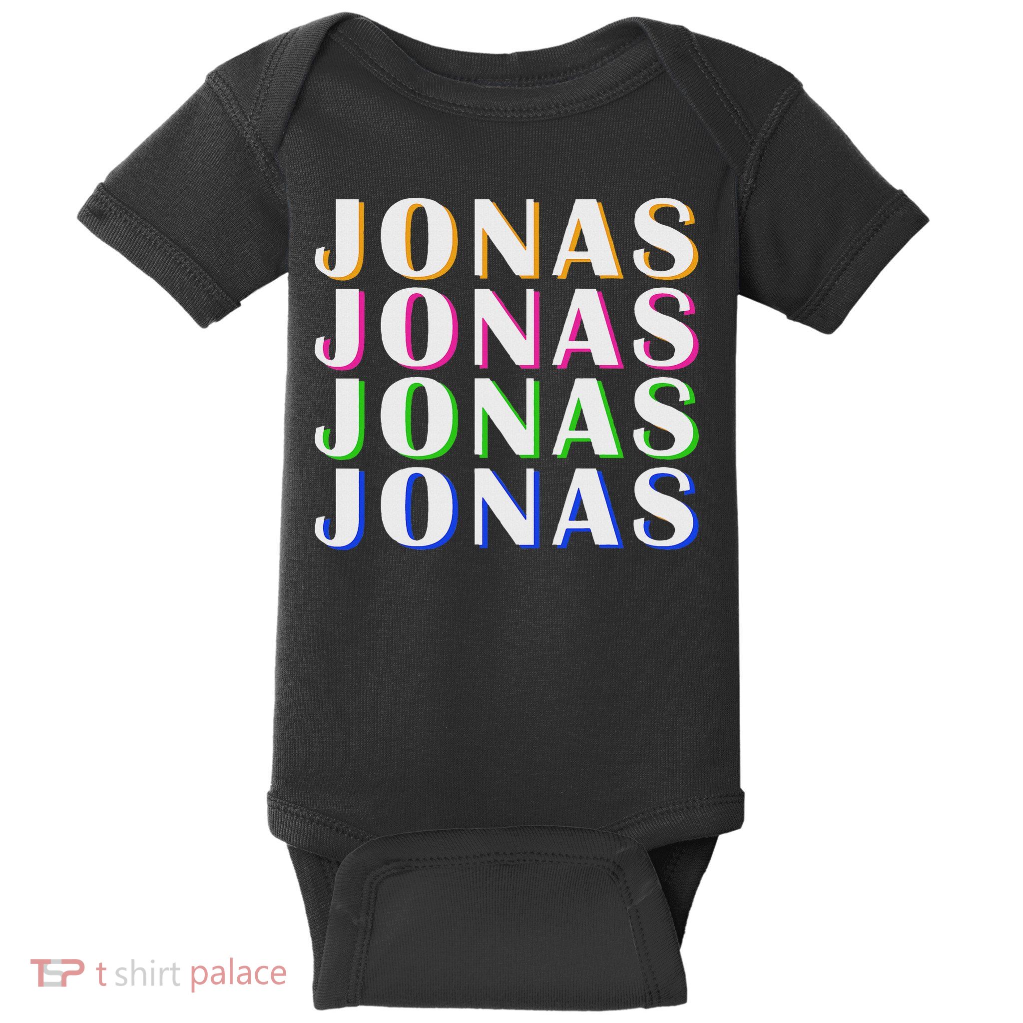 Jonas Name Pride First Given Funny Gift Baby Bodysuit