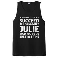 Julie Name Personalized Birthday Funny Christmas Joke PosiCharge Competitor Tank