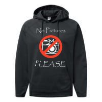 Jxxyy No Pictures Please Performance Fleece Hoodie