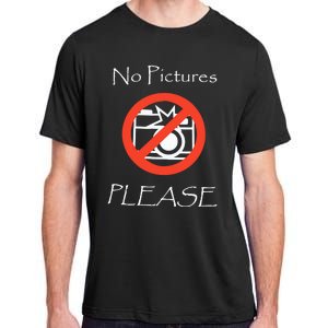 Jxxyy No Pictures Please Adult ChromaSoft Performance T-Shirt