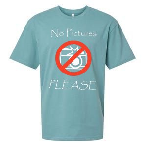 Jxxyy No Pictures Please Sueded Cloud Jersey T-Shirt