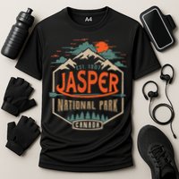 Jasper National Park, Alberta, Canada Exploration Travel Cooling Performance Crew T-Shirt