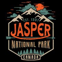 Jasper National Park, Alberta, Canada Exploration Travel Cooling Performance Crew T-Shirt