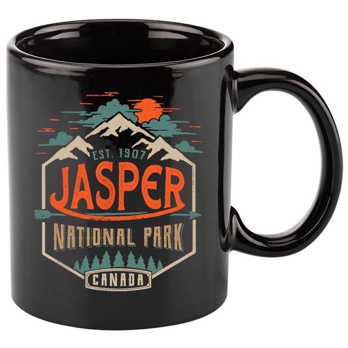 Jasper National Park, Alberta, Canada Exploration Travel 11oz C Handle Ceramic Mug