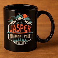 Jasper National Park, Alberta, Canada Exploration Travel 11oz C Handle Ceramic Mug