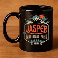 Jasper National Park, Alberta, Canada Exploration Travel 11oz C Handle Ceramic Mug