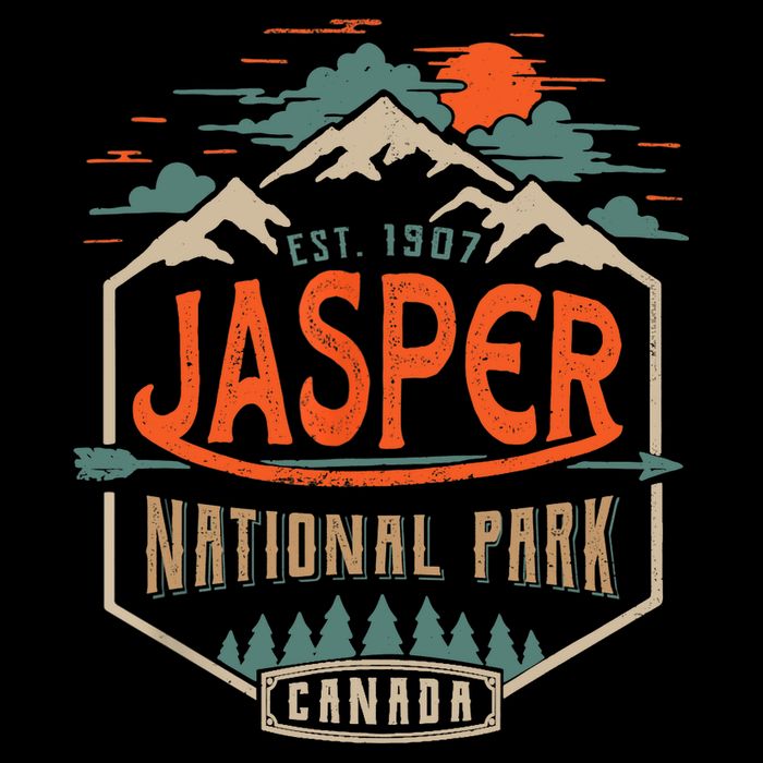 Jasper National Park, Alberta, Canada Exploration Travel Drawstring Bag