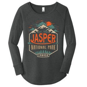 Jasper National Park, Alberta, Canada Exploration Travel Women's Perfect Tri Tunic Long Sleeve Shirt