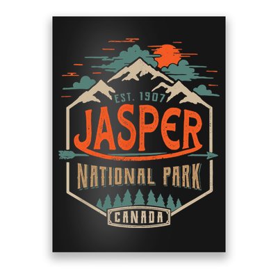 Jasper National Park, Alberta, Canada Exploration Travel Poster