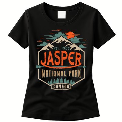 Jasper National Park, Alberta, Canada Exploration Travel Womens T-Shirt
