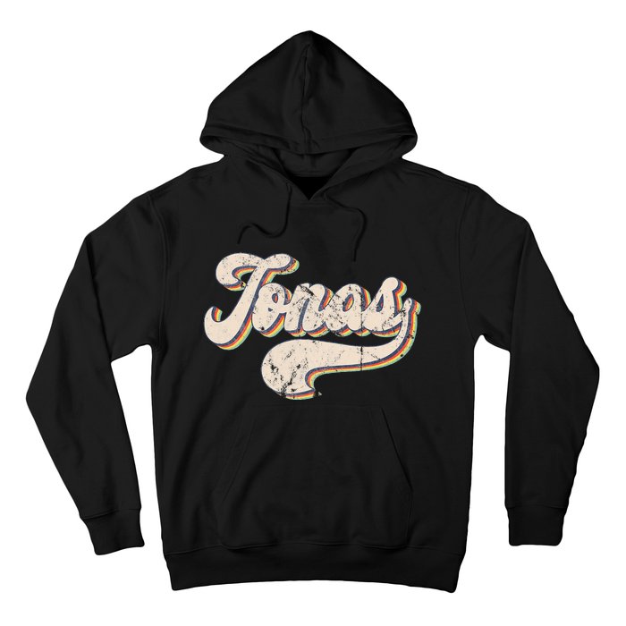 Jonas Name Personalized Vintage Retro Wo Hoodie