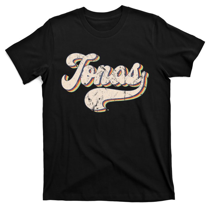 Jonas Name Personalized Vintage Retro Wo T-Shirt