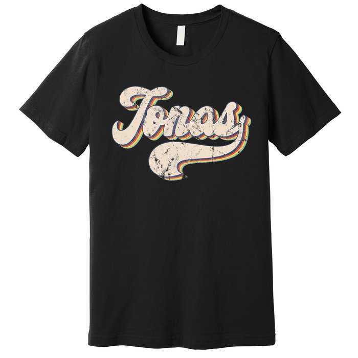 Jonas Name Personalized Vintage Retro Wo Premium T-Shirt