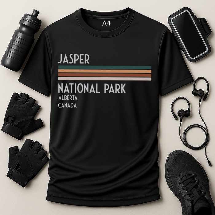 Jasper National Park Canada Cooling Performance Crew T-Shirt