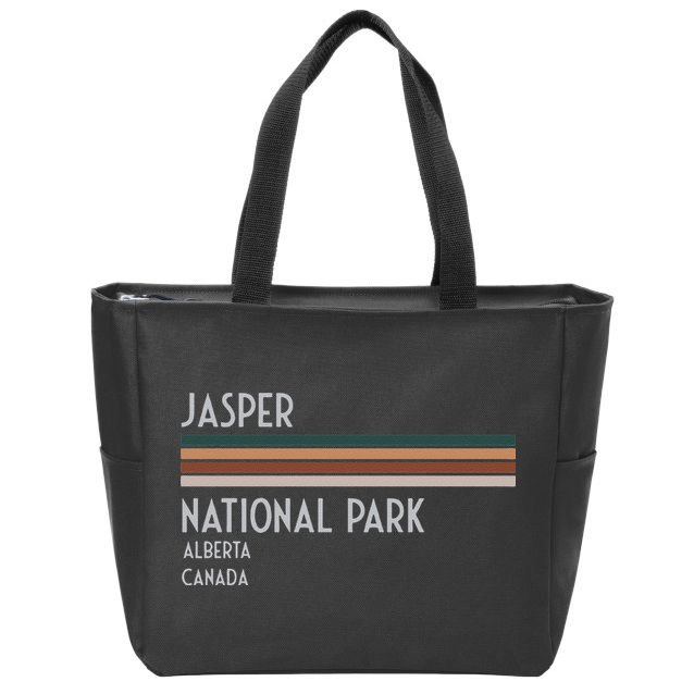 Jasper National Park Canada Zip Tote Bag
