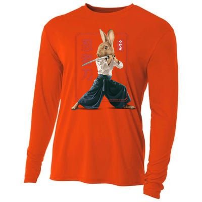 Japanese Ninja Rabbit Cooling Performance Long Sleeve Crew