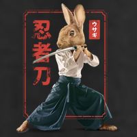 Japanese Ninja Rabbit Cool Comfort Performance Bucket Hat