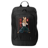 Japanese Ninja Rabbit City Backpack