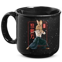 Japanese Ninja Rabbit 15oz Campfire Ceramic Mug
