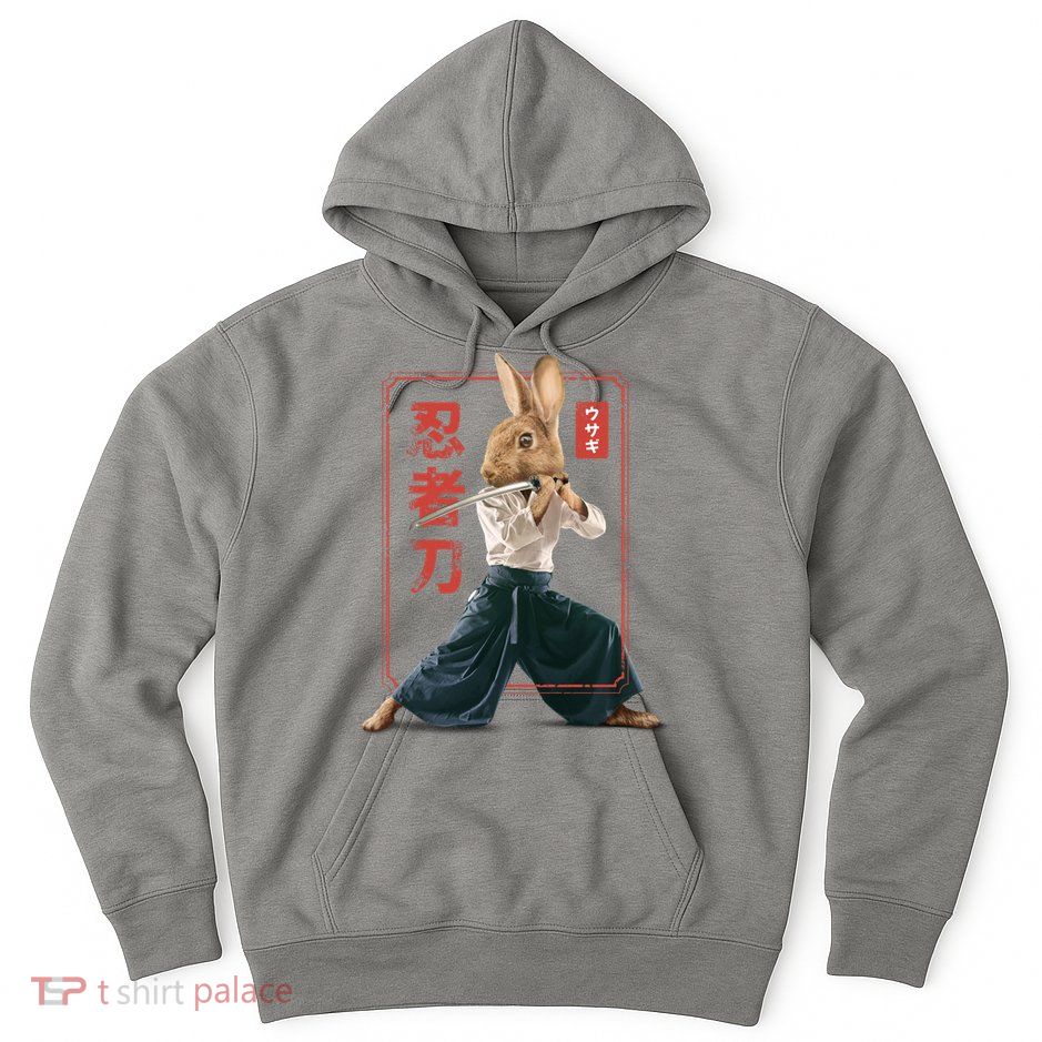 Japanese Ninja Rabbit Hoodie