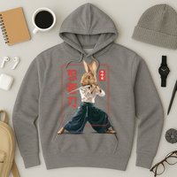 Japanese Ninja Rabbit Hoodie