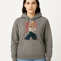 Japanese Ninja Rabbit Hoodie