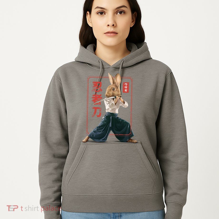 Japanese Ninja Rabbit Hoodie