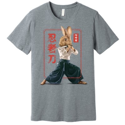 Japanese Ninja Rabbit Premium T-Shirt