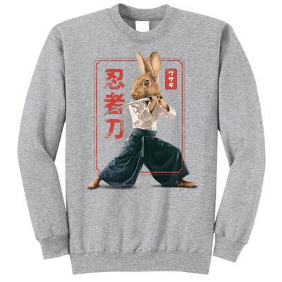 Japanese Ninja Rabbit Tall Sweatshirt