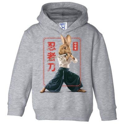 Japanese Ninja Rabbit Toddler Hoodie