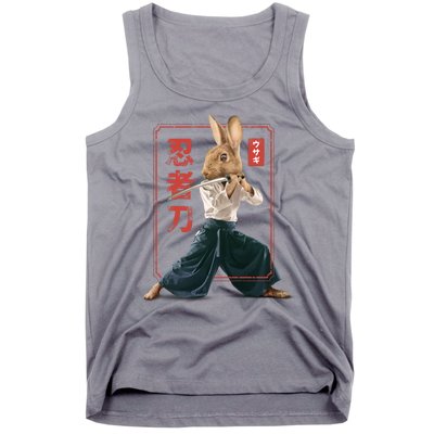 Japanese Ninja Rabbit Tank Top